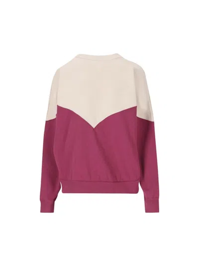 Isabel Marant Étoile Isabel Marant Etoile Two-tone Cotton Blend Houston Sweatshirt In Multi