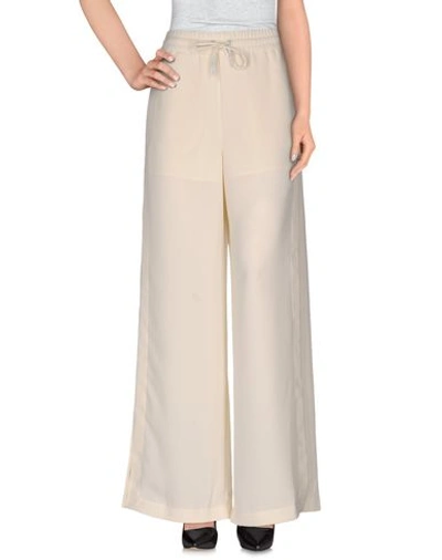 Alexander Wang T Casual Trousers In Ivory