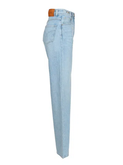 Versace Medusa Jeans Light Blue In Blue