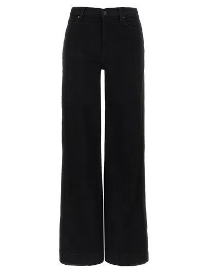 7 For All Mankind Modern Dojo Jeans Black In Black