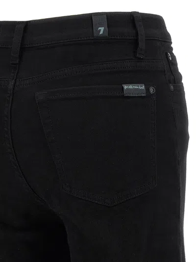 7 For All Mankind Modern Dojo Jeans Black In Black