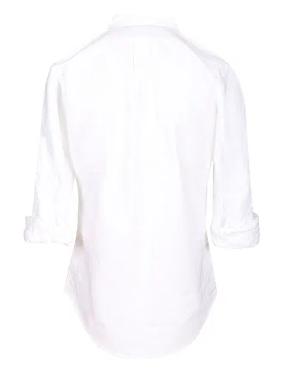 Polo Ralph Lauren Solid White Linen Button-down Shirt