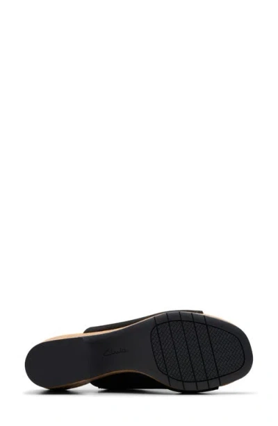 Clarks Nerisa Vine In Black Nubuck In Multi