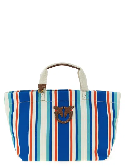 Pinko Shopping Medium Stripes Tote Bag Multicolor
