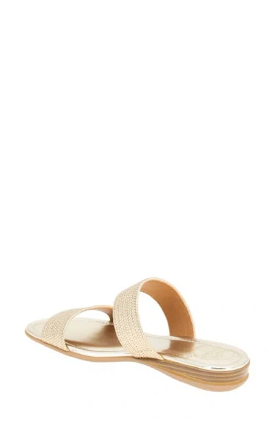 Andre Assous André Assous Nabila Flat Sandal In Gold