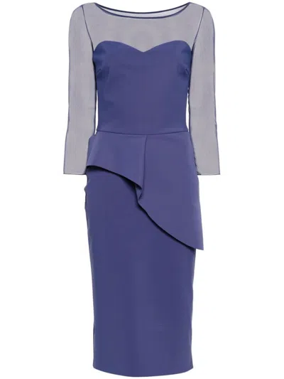 Chiara Boni La Petite Robe Skip Illusion Bis Dress In Blue
