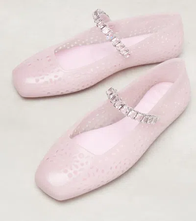 Jimmy Choo Ballerine The Jelly In Gomma Rosa  Donna In Pink
