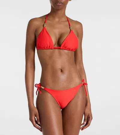 Heidi Klein Low-rise Bikini Bottoms In Red
