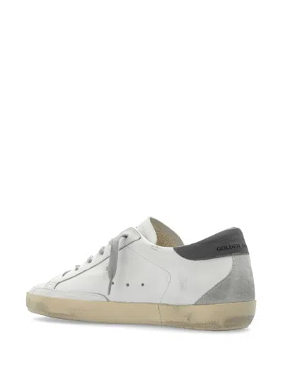 Golden Goose White Low Top Sneakers With Star Patch