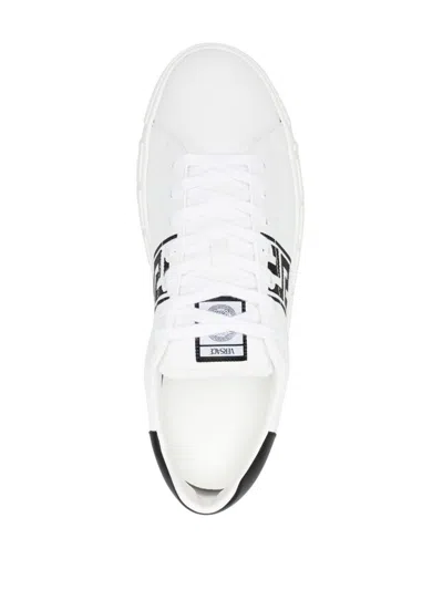 Versace Greca Low-top Sneakers In White