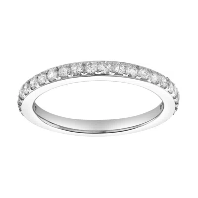 Luvmyjewelry Lina 14k Gold Round Diamond Studded Eternity Ring - 0.51cts