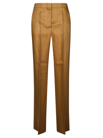 Max Mara Studio Aversa Pantalone In Brown