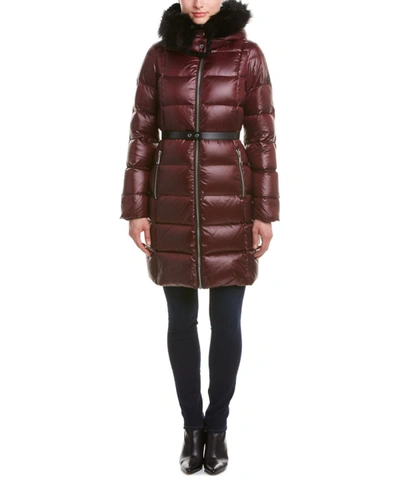 Andrew Marc Tatiana Quilted Down Coat' In Red