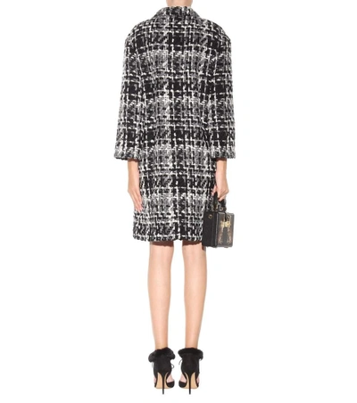 Shop Dolce & Gabbana Wool-blend Tweed Coat