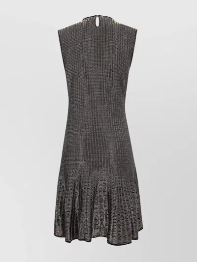 Alexander Mcqueen Flared Hem Sleeveless Dress With Keyhole Back In ...