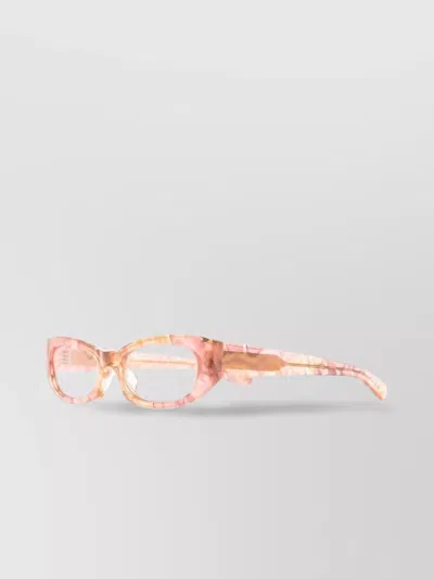 Flatlist Clear Lens Rectangular Frame Sunglasses