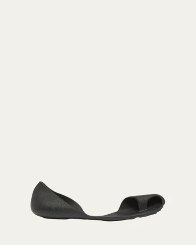 Balenciaga Anatomical Zero Rubber Slippers In Black