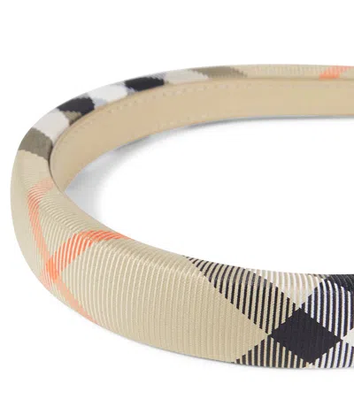 BURBERRY CHECK发箍