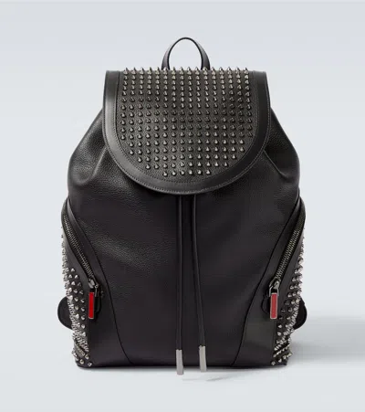 Christian Louboutin Funky Embellished Leather Backpack