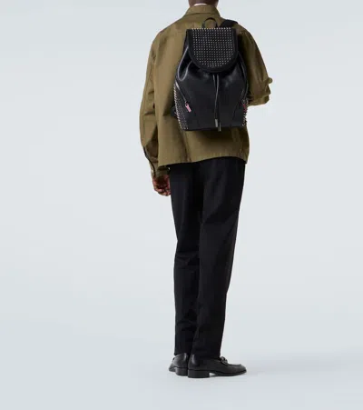 Christian Louboutin Funky Embellished Leather Backpack
