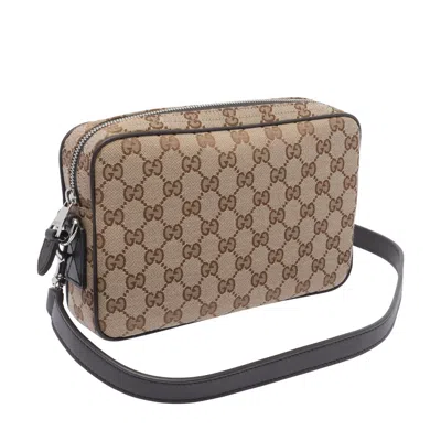Gucci Gg Small Shoulder Strap Crossbody Bags Brown