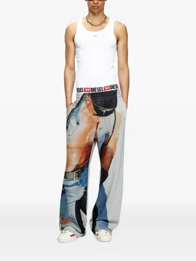 Diesel X Tom Of Finland Foundation Graphic-print Trousers