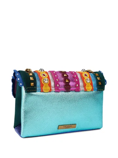 Kurt Geiger Kensington Studs Multicolored Crossbody Bag In Multi