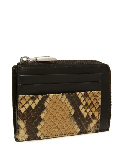Bally Snakeskin-effect Cardholder