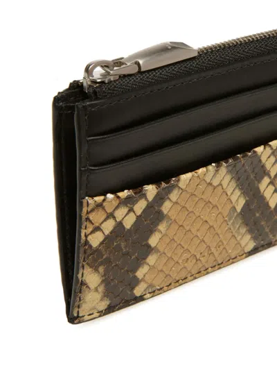 Bally Snakeskin-effect Cardholder