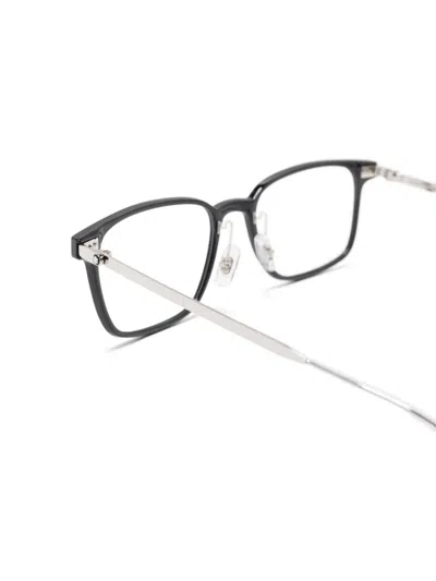 Montblanc Rectangle-frame Glasses In Gold