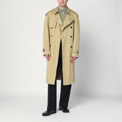 Burberry "highbury" Trench Coat In Green