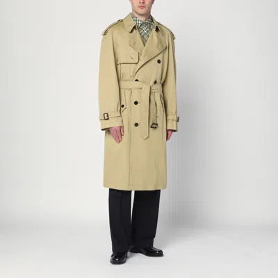 Burberry "highbury" Trench Coat In Green