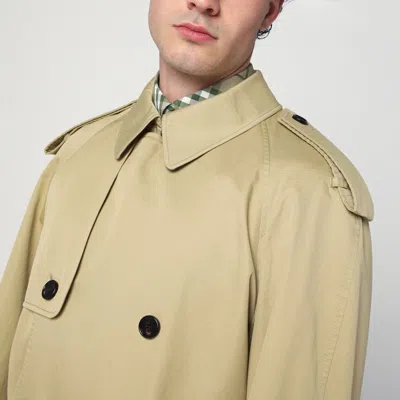 Burberry "highbury" Trench Coat In Green