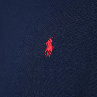 Polo Ralph Lauren Navy Blue Cotton Classic-fit T-shirt In Blue