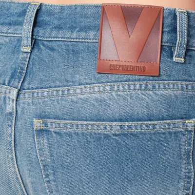 Valentino Garavani Denim Jeans In Blue