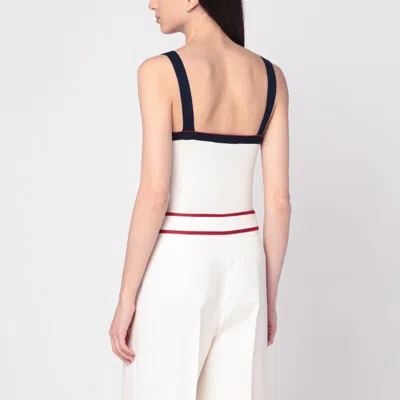 Valentino Wool Tops. In White