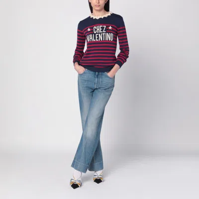 Valentino Women's Cotton Jersey | Size Small | 7b3kc67d9ke Color Bp3 In Multi