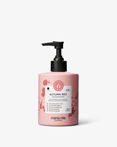 Maria Nila Colour Refresh Autumn Red 300ml / 10.1oz In Pink