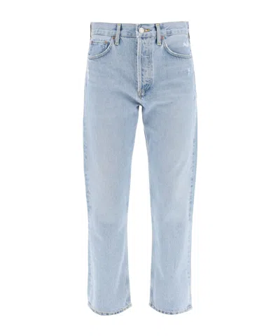 Agolde Riley High Rise Straight Crop Jeans Frequency 26