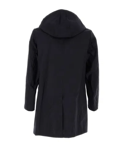 Mackintosh Impermeabile Cambridge In Cotone Blu Navy Uomo In Blue