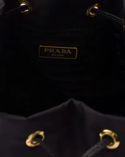 Prada Borsa A Secchiello Re-edition 1978 In Re-nylon Nero Donna