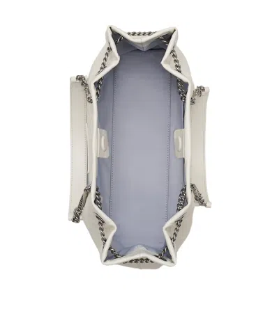 Marc Jacobs The Chain Sack Shoulder Bag In White Leather In White