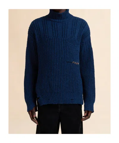 Marni Wool Sweater In Blue