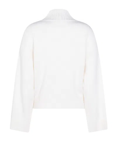 Fabiana Filippi Knitwear Crewneck Dropped Shoulders In White