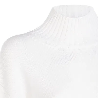 Fabiana Filippi Knitwear Crewneck Dropped Shoulders In White