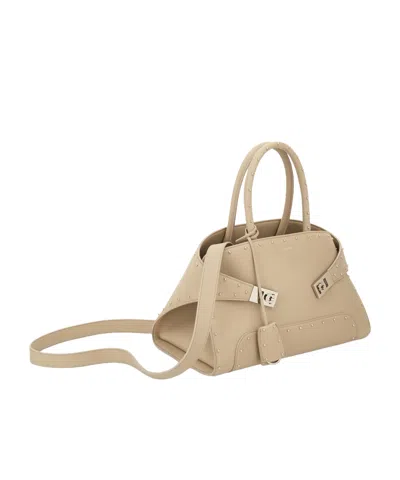 Ferragamo Hug Handbag With Studs (m)