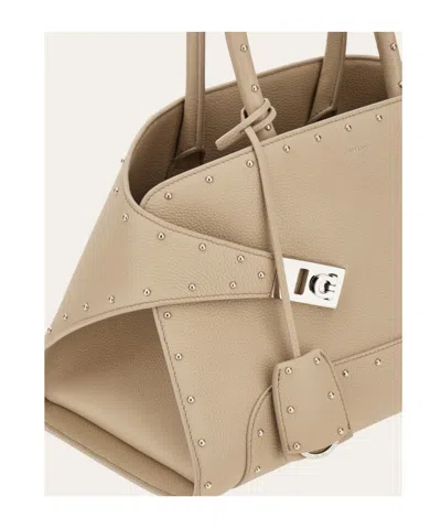 Ferragamo Hug Handbag With Studs (m)