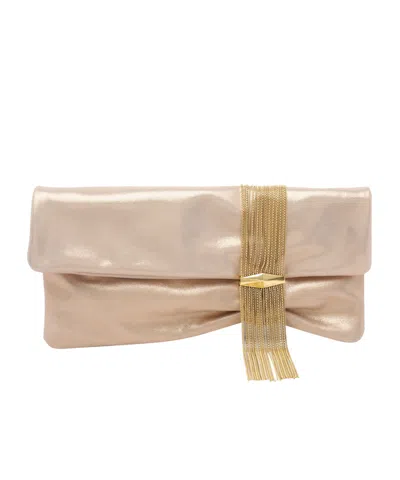 Jimmy Choo Zandra Small Embellished Suede Clutch In Multi