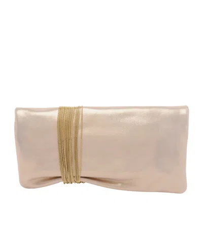 Jimmy Choo Zandra Small Embellished Suede Clutch In Multi