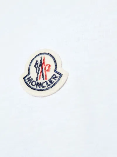 Moncler Men Cotton Pack Of Three Logo Patch T-shirts In White